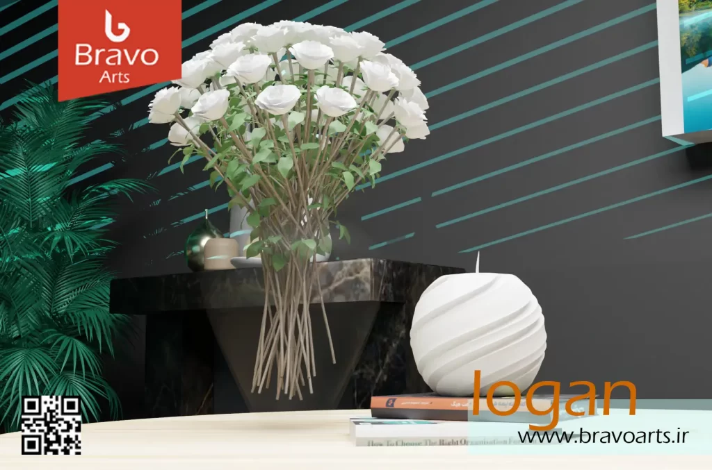 شمع دکوراتیو-logan