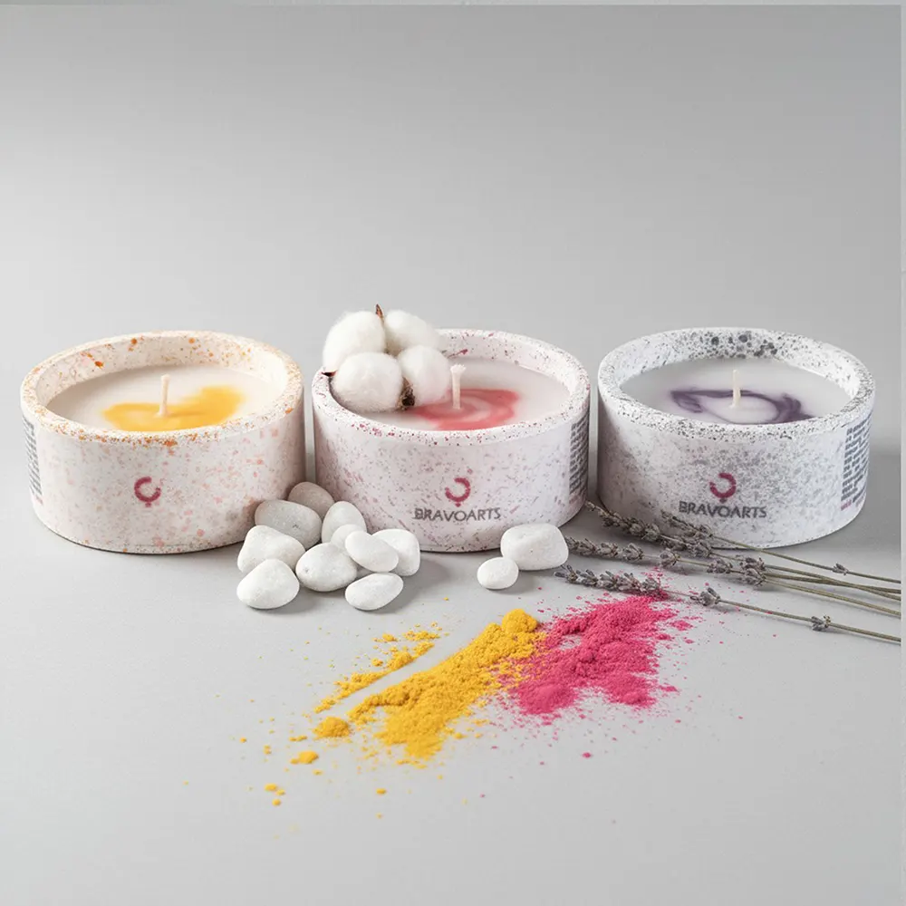 کاپ شمع بتنی مدل ساده