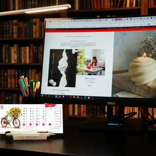 تقویم رومیزی فانتزی flower